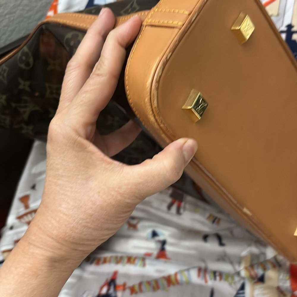 Louis Vuitton Transparent Monogram Tote with Brown Accents- used - Picture 10 of 12